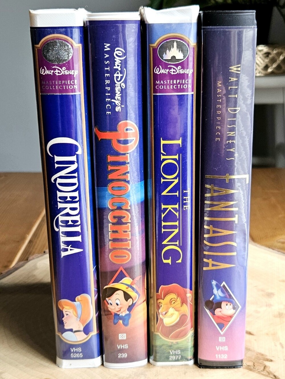 Classic Disney VHS Tape Bundle - Lot of 4 Nostalgia Movies - Untested AS IS